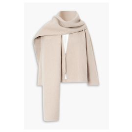 Autre Marque Abrigo de lana Tamuna y bufanda Bouguessa Beige