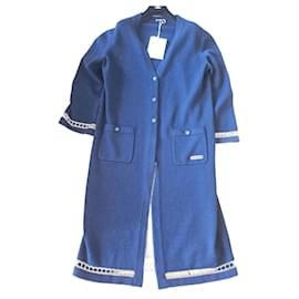 Abrigo Chanel Azul de Cachemira