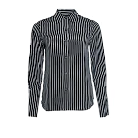 Autre Marque FRAME, camicia a righe blu e bianca