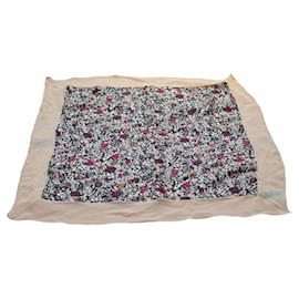 Foulard quadrato in seta floreale Lauren Ralph Lauren