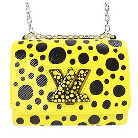 Borsa Epi Twist PM con pois dipinti Louis Vuitton