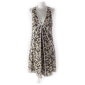 Autre Marque Ärmelloses Seidenblumenkleid von Stella McCartney