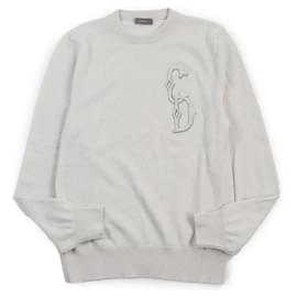 Dior Kaschmirstrickpullover grau XS