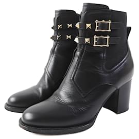 Stivaletti in pelle Valentino Rockstud da donna
