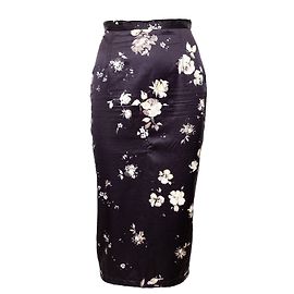 Falda estampada de flores Roberto Cavalli