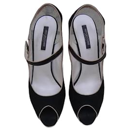 Sandali Sergio Rossi in pelle nera taglia 40