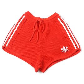 Shorts de malha Gucci adidas Trefoil laranja M