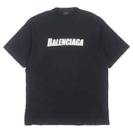 Balenciaga Sinners Print Logo Tee in Black Cotton ref.JC2103464