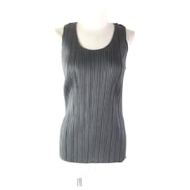Autre Marque Top sin mangas U gris PLEATS PLEASE