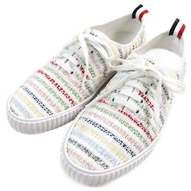 Autre Marque Sneaker in tweed con lacci bianchi Thom Browne