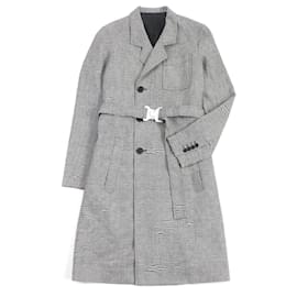 Dior Woll-Hahnentrittmuster Chesterfield-Mantel 44