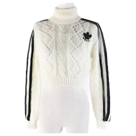 Gucci Mohair Nylon Rollkragen Gestrickter Crop XS