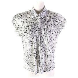 Camicia a maniche corte in poliestere Issey Miyake