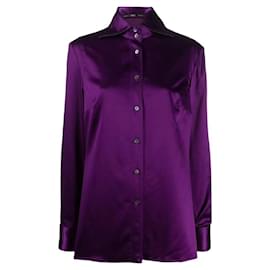 Camisa morada Gianfranco Ferré