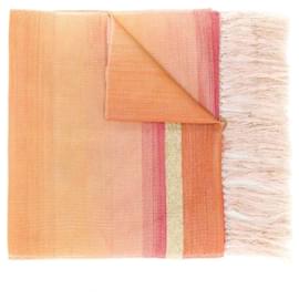 Sciarpa a righe multicolore Issey Miyake - anni 2000