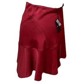 Mini gonna Joseph rosso bordeaux lana