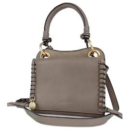 Borsa a mano See by Chloé Tilda in pelle grigia