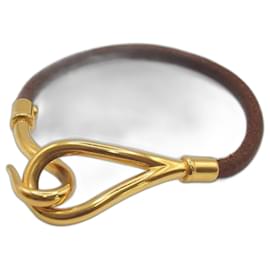 Hermès Jumbo Hook Bracelet Black Leather