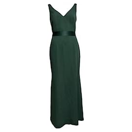 Vera Wang Abendkleid in Smaragdgrün