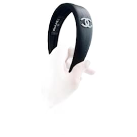 Fascia Chanel in pelle nera