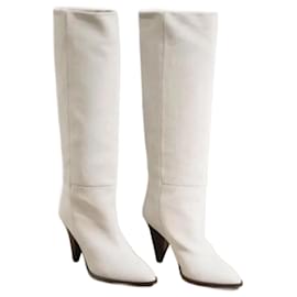 Botas Ririo Isabel Marant en tiza