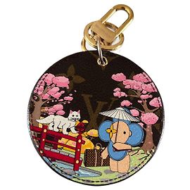 Louis Vuitton Vivienne Tokyo Bag Charm Pink Leather