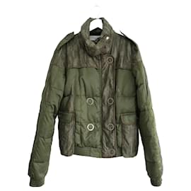 Dior x John Galliano Otoño 2006 Chaqueta Puffer Camuflada