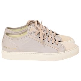 Autre Marque Donna di Common Projects Tournament Sneakers Basse in Pelle e Camoscio Grigio