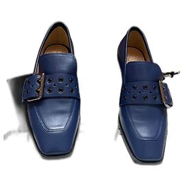 Mocassini Free Lance in pelle blu Taglia 37