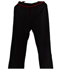 Gucci Tom Ford Era Grey Web Stripe Waist Cotton Wide Leg Sweatpants