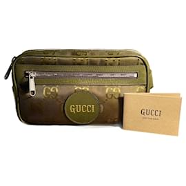 Borsa a cintura Gucci verde oliva nylon