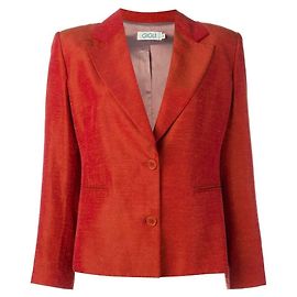 Roter taillierter Blazer von Romeo Gigli