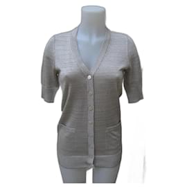 Dolce & Gabbana Strickjacke in Silber und Gold
