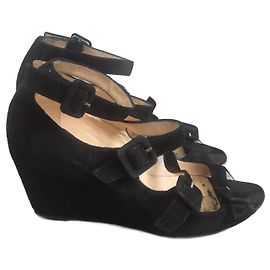 CHRISTIAN LOUBOUTIN Absätze T.EU 36.5 Wildleder