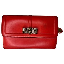 Cartera Christian Louboutin Sweet Charity Roja Cuero