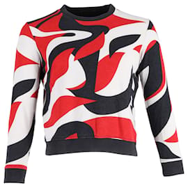 Gedruckter Pullover von Alexander McQueen aus mehrfarbigem Baumwollstoff - Alexander Mcqueen