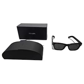 Prada PR A17S Sunglasses Black Acetate
