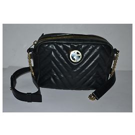 Giorgio Armani Black Leather Handbag