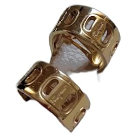 Orecchini a clip Salvatore Ferragamo placcati oro