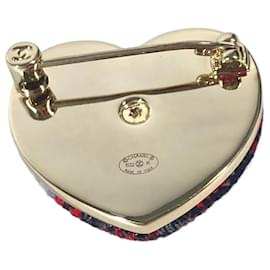 Spilla Chanel B22K Heart Coco Mark CC
