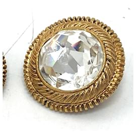 Chanel Gold Clip Ohrringe