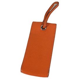Pochette Hermès Vespa in pelle arancione