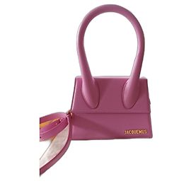 Borsa a tracolla Jacquemus le Chiquito media rosa pelle
