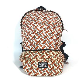 Riñonera de nylon Burberry en naranja