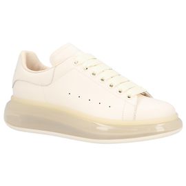 Sneaker oversize da donna Alexander McQueen 'Larry' in beige