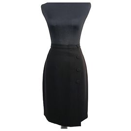 Falda negra Thierry Mugler vintage de los años 90
