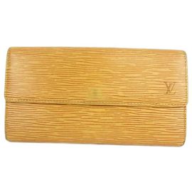 LOUIS VUITTON Monogram Idylle Zippy Geldbörse Lange Geldbörse Sepia M63011 Rosa