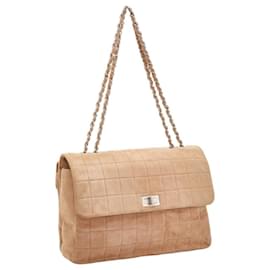 Chanel Borsa 2.55 Chocolate bar beige vintage