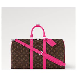 Louis Vuitton Keepall 45 Bandouliere Macassar Rosa