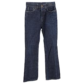 Jeans de pierna ancha de cintura alta Chloé en denim azul